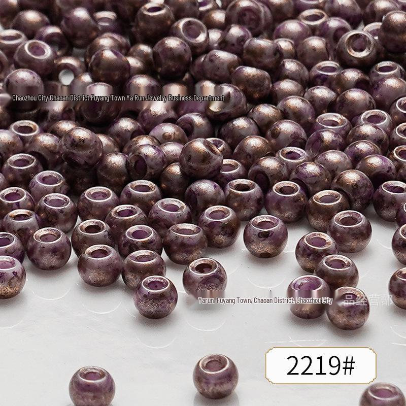 4mm Picasso Glass Seed Beads for DIY Jewelry: Bracelet, Necklace, Ring Accessories