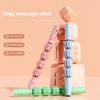 Gear Massage Stick Yoga Deep Muscle Relaxation Massage Shaft Personal Training Fascia Roller Plastic Roller Stick Shaft Fitness
