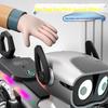 Special Effects Remote Control Mechanical Dog Gesture Sensing Lighting Music Eight Wheel Swing Arm Electronic Pet Children'S Toy