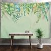 Vintage Green Tropical Plants Tapestry Wall Hanging Psychedelic Witchcraft Mystery Dorm Living Room Home Decor