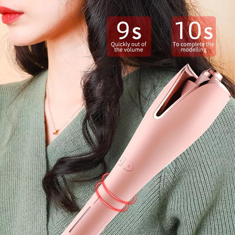 Automatic Ceramic Rotating Curler Professional LCD Curling Iron Curl Hair Curler for All Hair Type Hair Salon Curler Machine