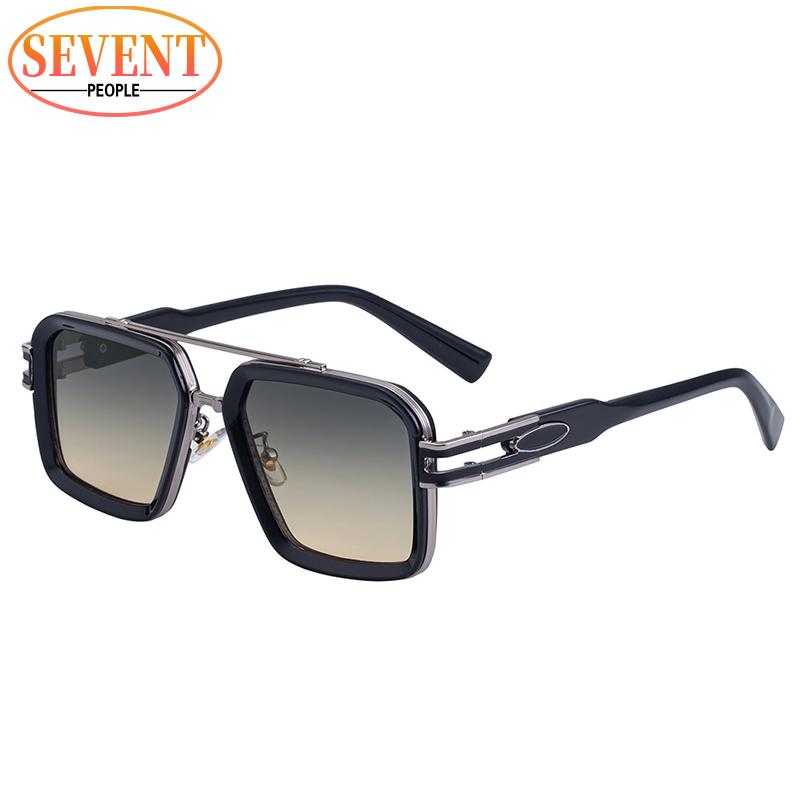 

Oversized Steampunk Square Sunglasses Men Big 2026 Luxury Brand Vintage Outdoor Driving Sun Glasses Trendy Double Bridge Shades