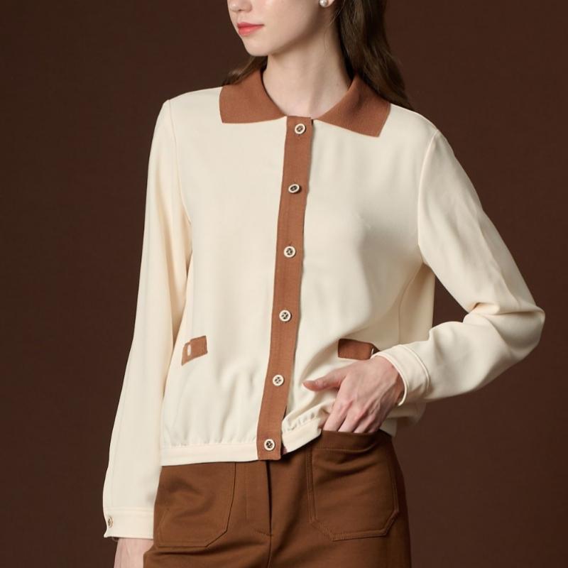 Bcbg Knit Patch Blouse B3f8b422