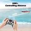 RC Boat Remote Controlled Racing Boat Speed Boat 50M 2.4G Radio Control Double Motor High Speed Speedboat Toys for Boys Kids