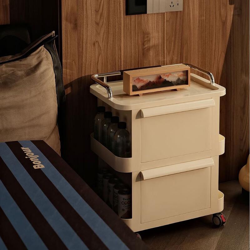 Miling Rolling Storage Cart with Drawers