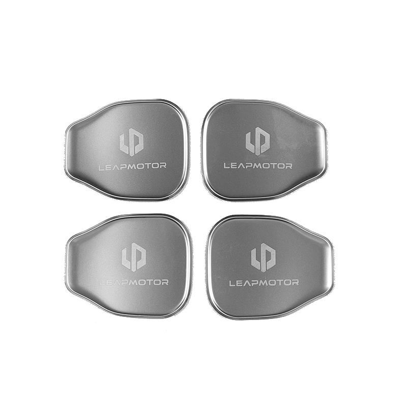 For Leapmotor B10 B01 Inner Door Bowl Sticker Interior Modification Door Handle Protection Sticker Stainless Steel Decoration