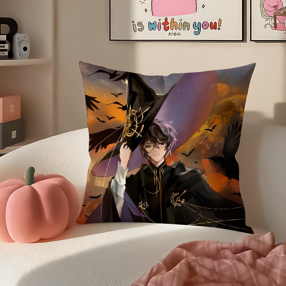 

Fantasy Chinese Novel LLord of Mysteries Cushion Cover Pillowcase Short Plush Invisible zipper Room Sofa Cushion Cover 30X30cm