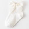 0-5Years Newborn Baby Girls Socks With Bows Breathable Toddlers Girl Short Socks Hollow Out Kids Infant Princess Cute Socks