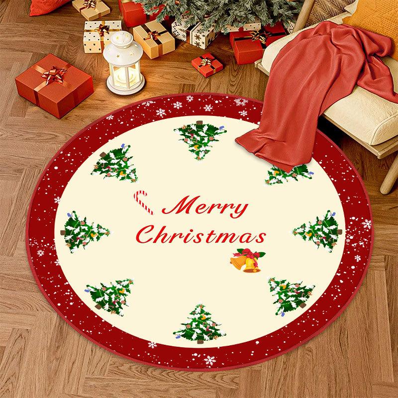 Cross-Border Christmas Tree Skirt and Living Room Carpet