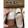 Retro kleine Mann Innenhöhe Erhöhung Mary Jane Abendschuhe Damen Französisch sanft flacher Mund Single Shoes