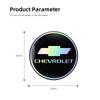 Keychain 2PCS Car Water Coaster Pad Laser Water Coaster Accessories For Chevrolet Matiz Onix Camaro Colorado Cobalt Spark Cruze