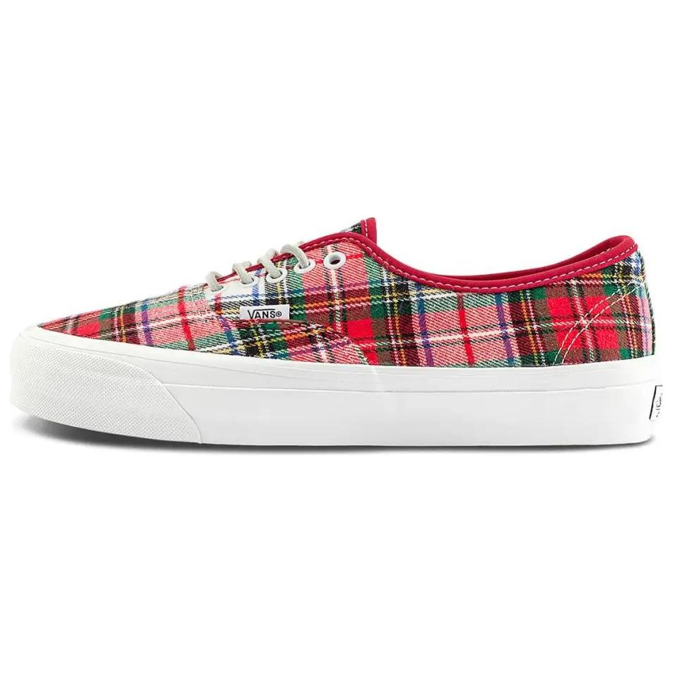 Vans Authentic Premium Comfortable Versatile Low-Top Skate Shoes Unisex Sneaker Red White VN000D5K7ZG