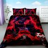 3pcs Naruto Duvet Cover Anime Cartoon Bedding Set Quilt Cover Twin Full Single Size Teens Boys Bedroom Dormitory Decor