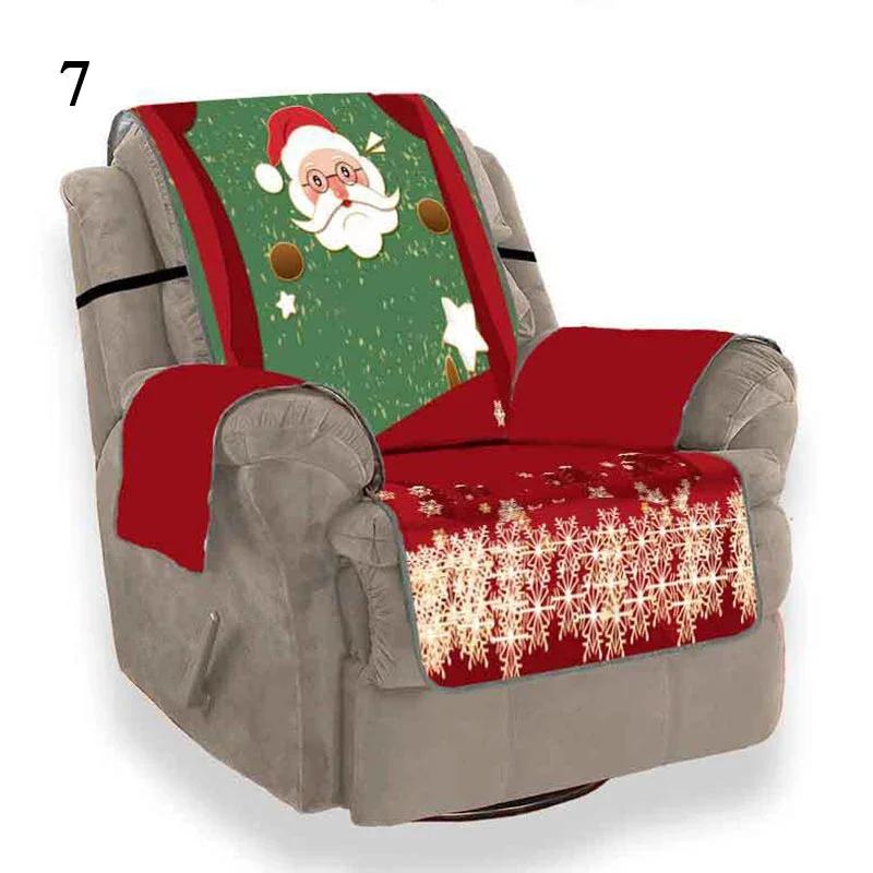 Christmas Decor Festive Living Room 1/2/3/ Seater Sofa Slipcover 3D Digital Pattern Couch Mat Sofa Covers Dropshipping