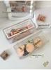 Transparent Dustproof Makeup Brush Storage Box with Lid - Large Capacity Vanity Organizer