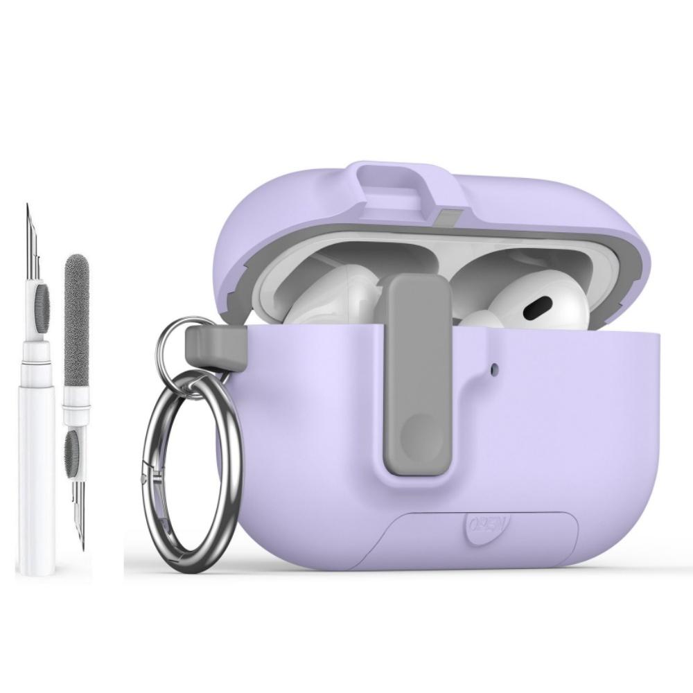 for AirPods Pro 3 Case with Phone Holder For AirPods Pro 3 Case Automatic Magnetic Lock with Cleaning Kit Case for AirPods Pro 3