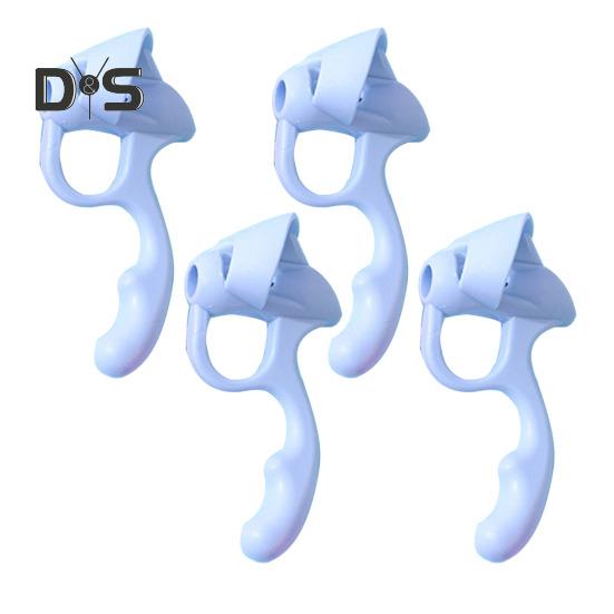 

4 шт./компл. силиконовый держатель для карандашей для пальцев, профилактика мозолей, помощь в правильной осанке, эргономичный детский нескользящий держатель для карандашей E