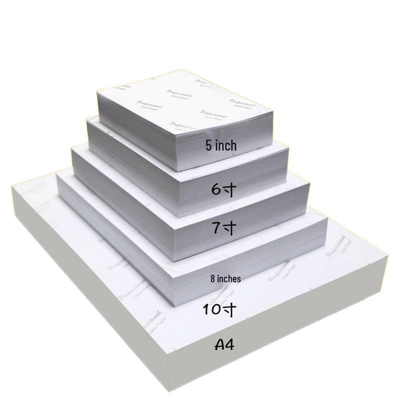 Glossy Photo Paper for Inkjet Printing, Assorted Sizes (6x4, 5x7, 6x10 Inches), 180g or 230g
