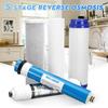 White 5 GPD Membrane Water Filter Cartridge Household Water Purifier 5 Stage Reverse Osmosis RO Replacement Water Filter Kit 5pcs