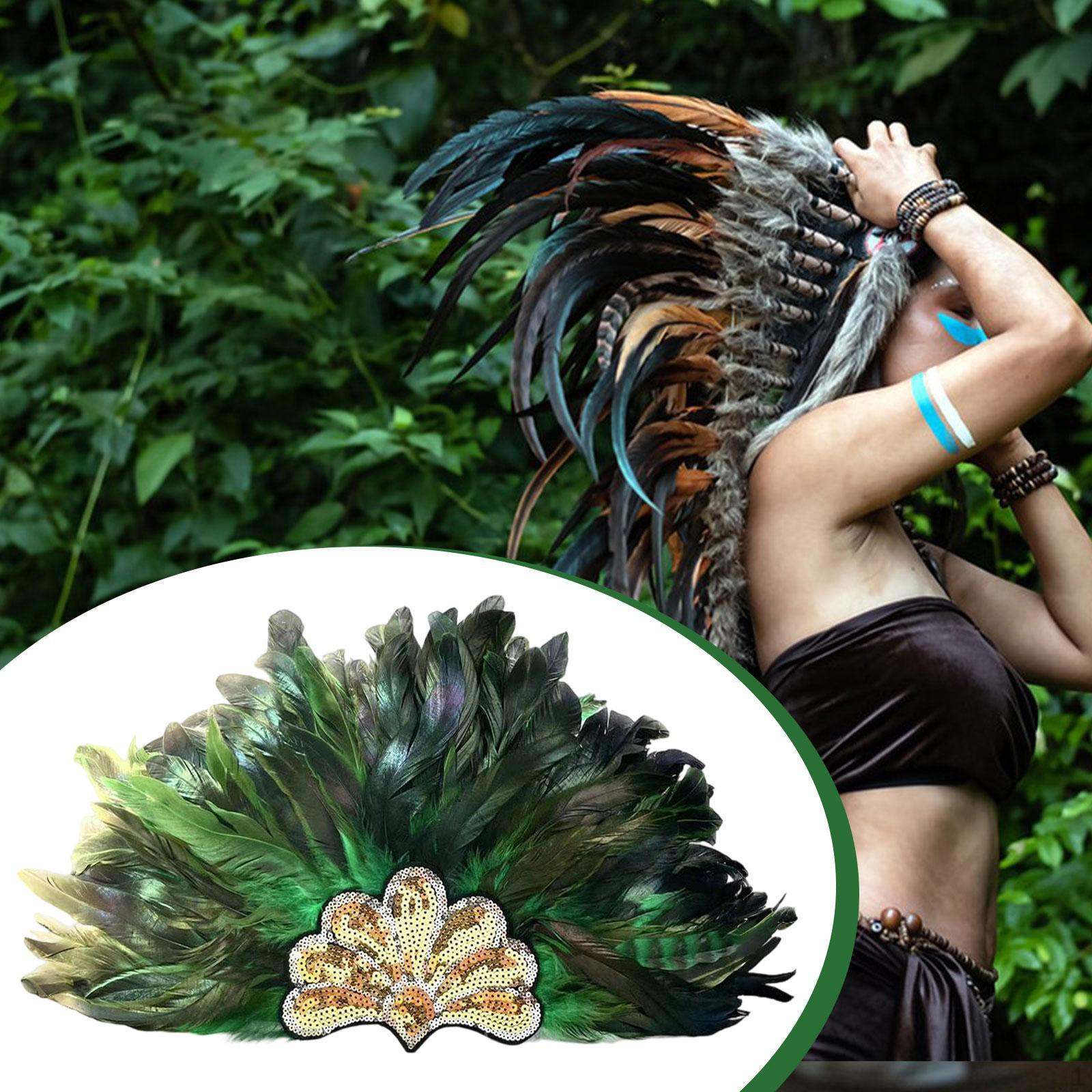 

Искусственное перо Головной убор Декоративный головной убор для взрослых Выступление