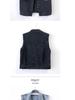 Women's Loose Fit Denim Vest - Plus Size Sleeveless Cardigan for Spring/Autumn