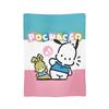 Pochacco Cute Blue Flannel Blanket Cartoon Dog Awesome Throw Blanket for Bed Sofa Couch 125*100cm Bedspreads,