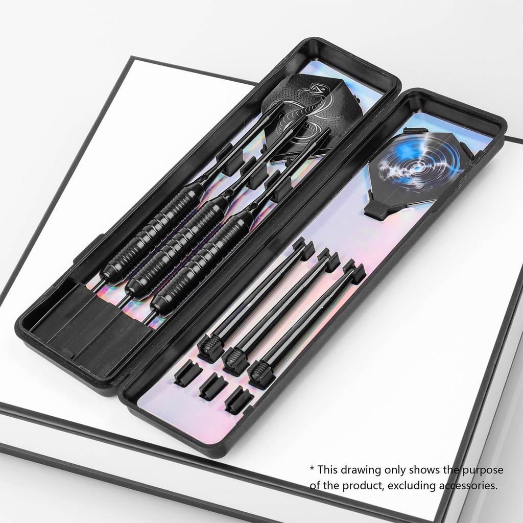 Plastic Dart Case Box Plastic Dart Bag Organizer Tip Holder Shafts Carrying Cases for Steel Tip and Soft Tip Enduring