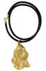 Basset Hound II - Necklace with a Dog In a Gift Box, Gold-plated Pendant for a Dog Lover, Striking Jewelry by