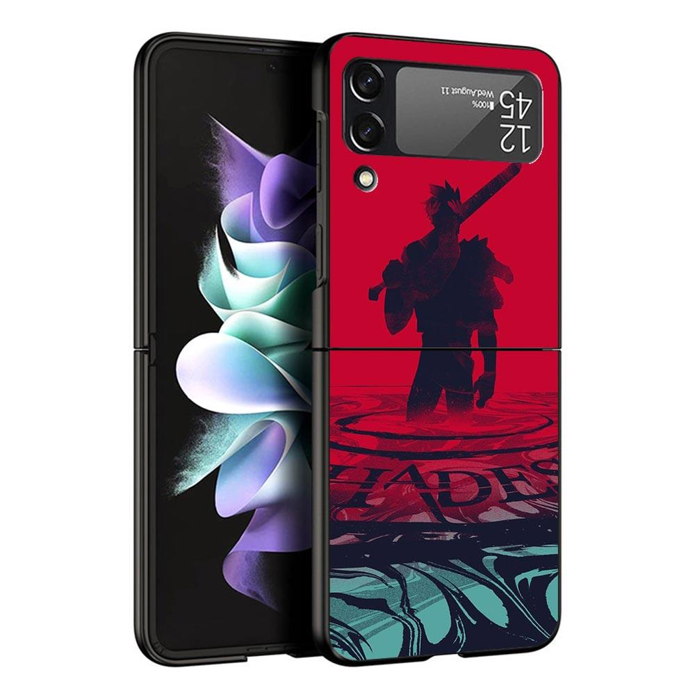 Game Hades Action Black Phone Case For Samsung ZFlip7 ZFlip6 ZFlip5 ZFlip4 ZFlip3 5G Hard Protective Galaxy Z Flip 3 4 5 6 7