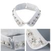 Stylish False Collar with Shimmering Beads Decorative Lapel Collar for Women Girl Evening Business and Casual Outings