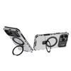 Hybrid Armor For Magsafe Case for iPhone 17 Air 16 15 14 Plus 13 12 11 Pro Max Magnetic Metal Bracket Translucent Matte Cover