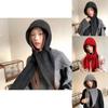 Knitted Hat And Scarf Set For Women Winter Warmth With Letter Design For Casual Wear