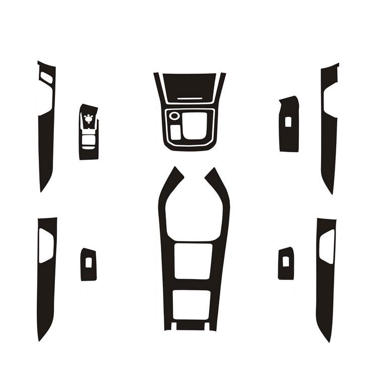 Dongfeng Fengshen Yixuan Interior Carbon Fiber Decal Set for Central Control & Gear Shift.