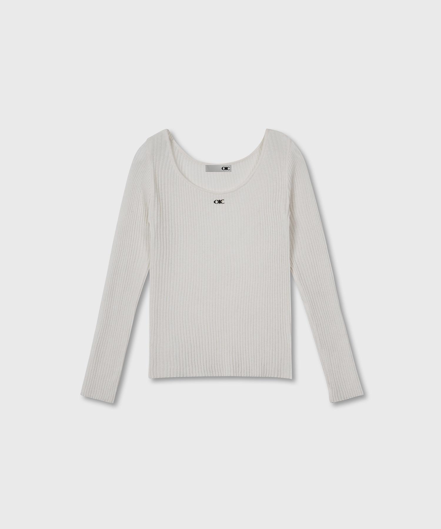 Oioi Collection New Normal Slim Fit Knit_Ivory M