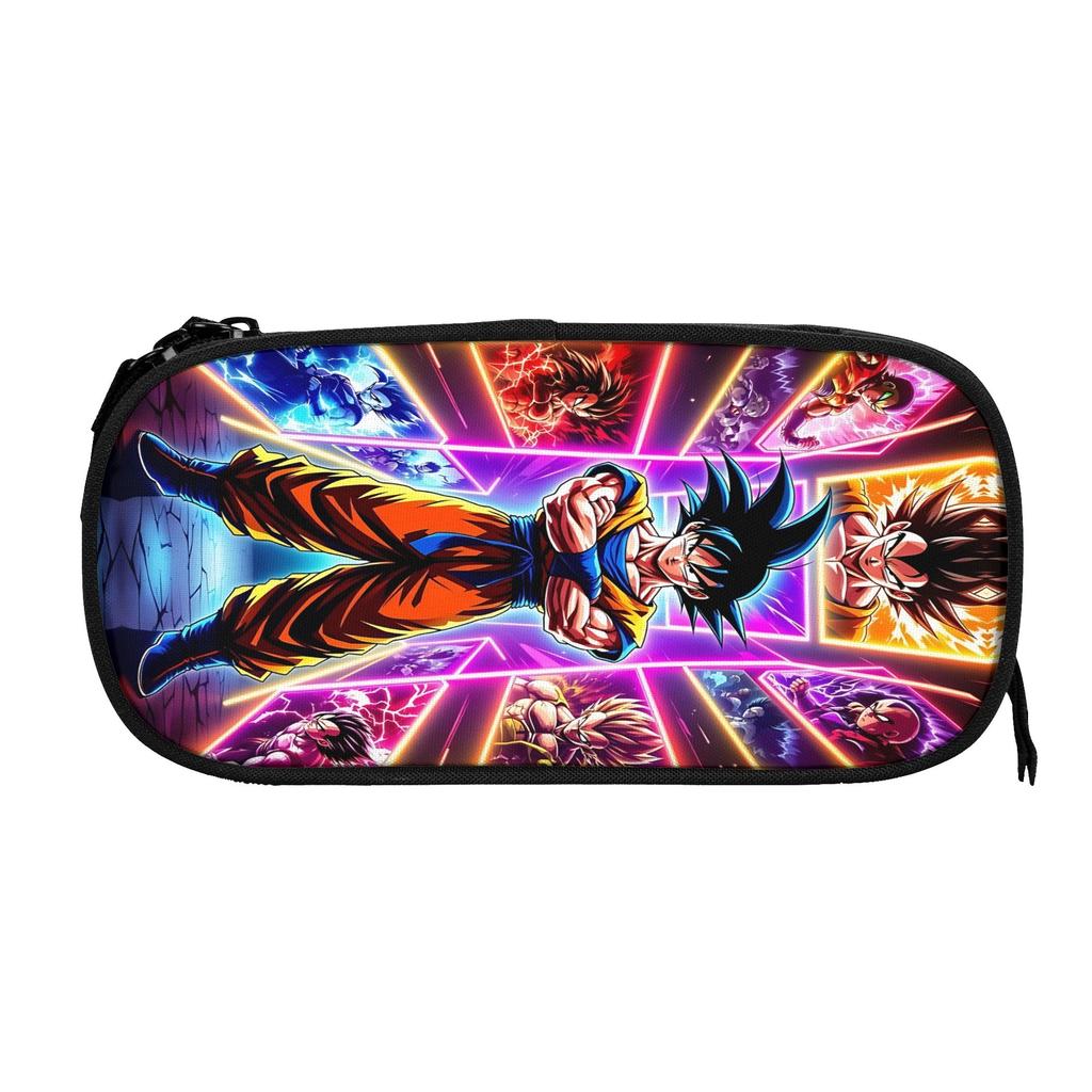 Custom Dragon Ball Super Saiyan Goku Large Capacity Bags for Child Handheld Study Bag for Boys Gilrs Kids