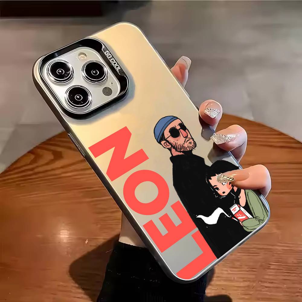 Leon T-the Professional Phone Case For iPhone 17,16,15,14,13,12,11,Pro Max,Plus Candy Silver Cover