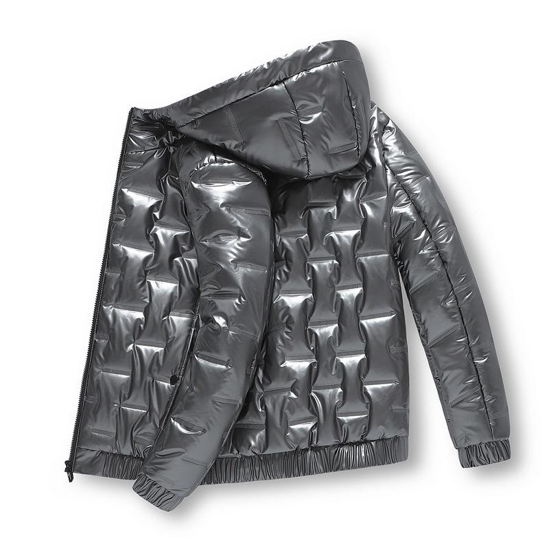 Padded Jacket Men's New Trend Casual Padded Jacket Men's Hooded Winter Warm Padded Jacket