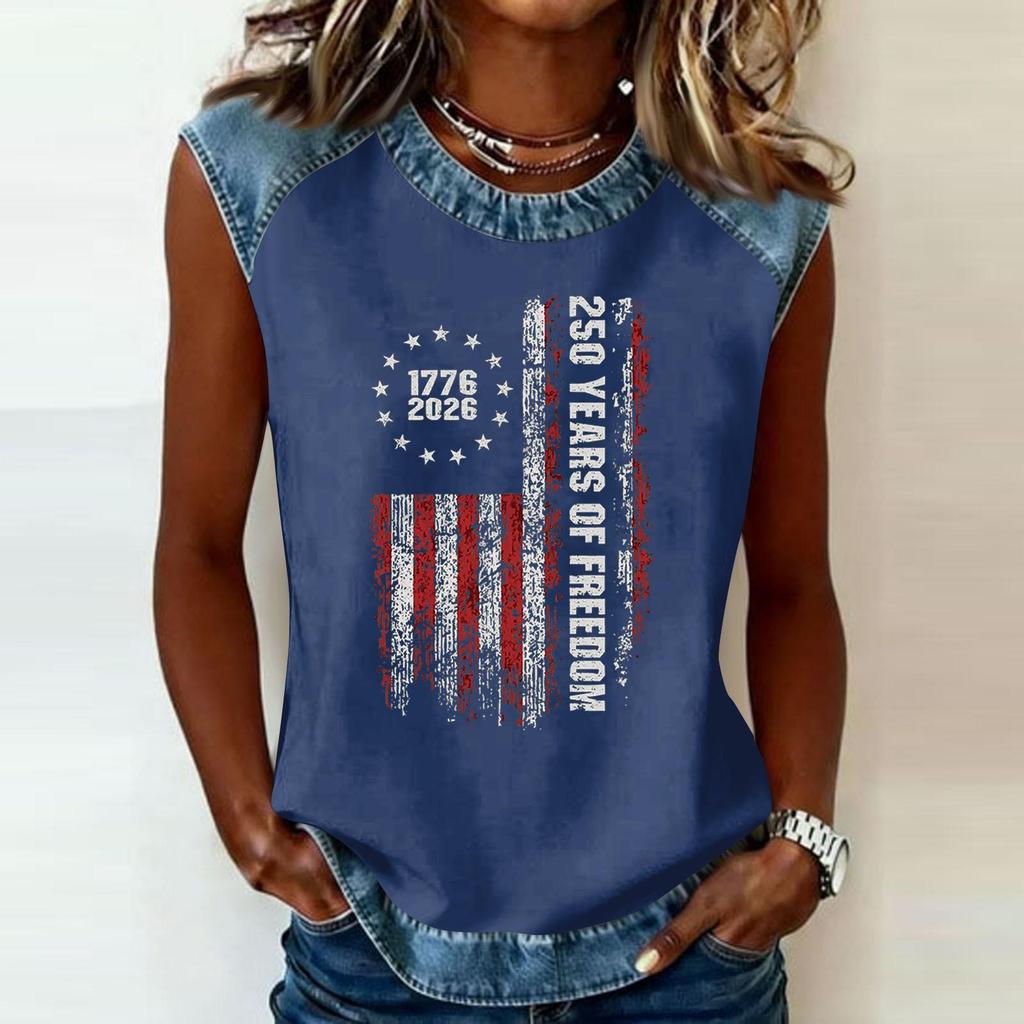 Camiseta informal de manga larga para mujer con cuello redondo y estampado