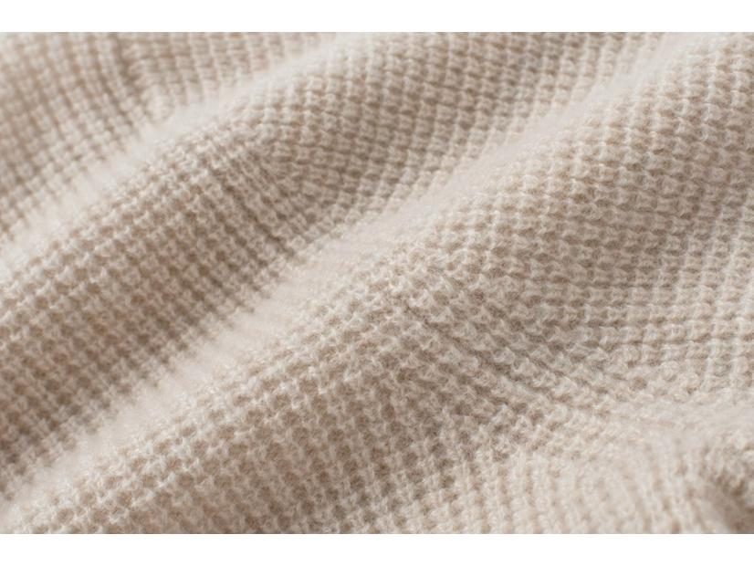 Women's 100% Pure Cashmere Openwork Loose Crew Neck Sweater Pullover for Autumn/Winter