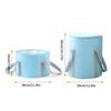 1PC Foldable Foot Bath Bag, Deep Bucket, Over The Calf, Household Foot Massage Device, Foot Washing Basin