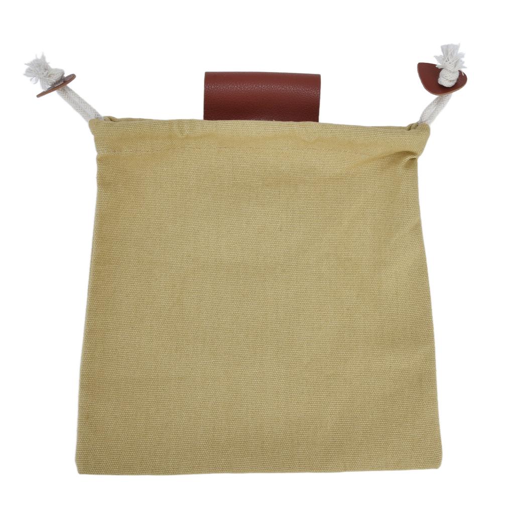 Foraging Pouch PU Leather   Fruit Picking Storage Bag Waist Hanging Tool Bag for Outdoor Camping