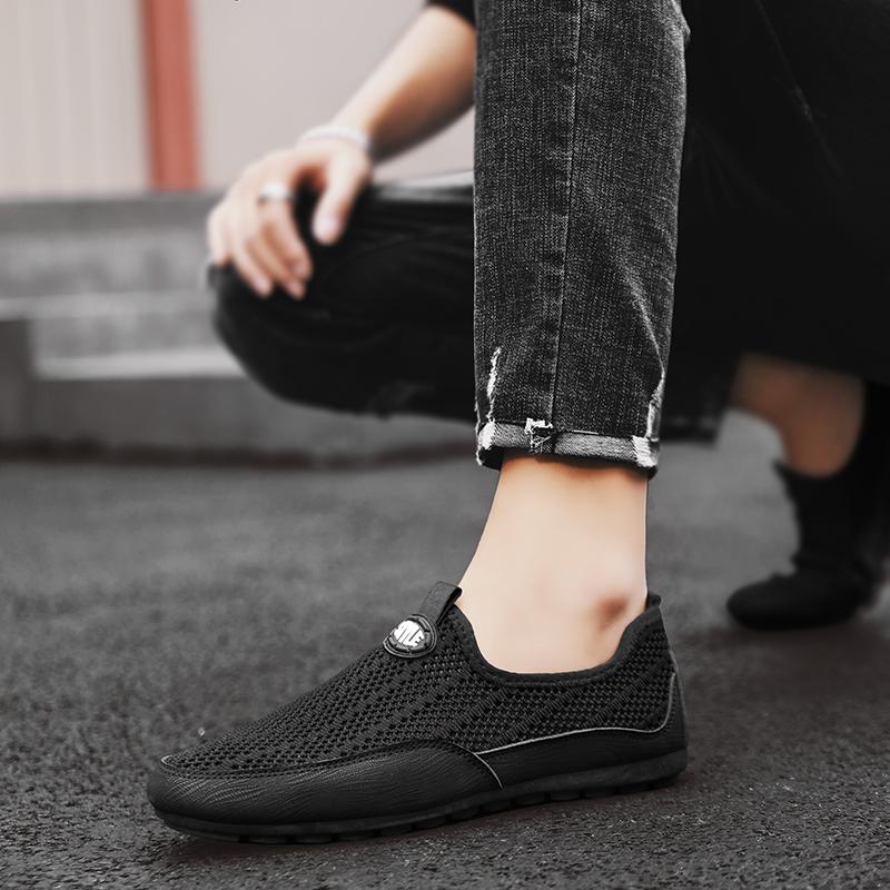 Męskie, duże, modne, oddychające buty sportowe i rekreacyjne Bean Shoes One Kick Off