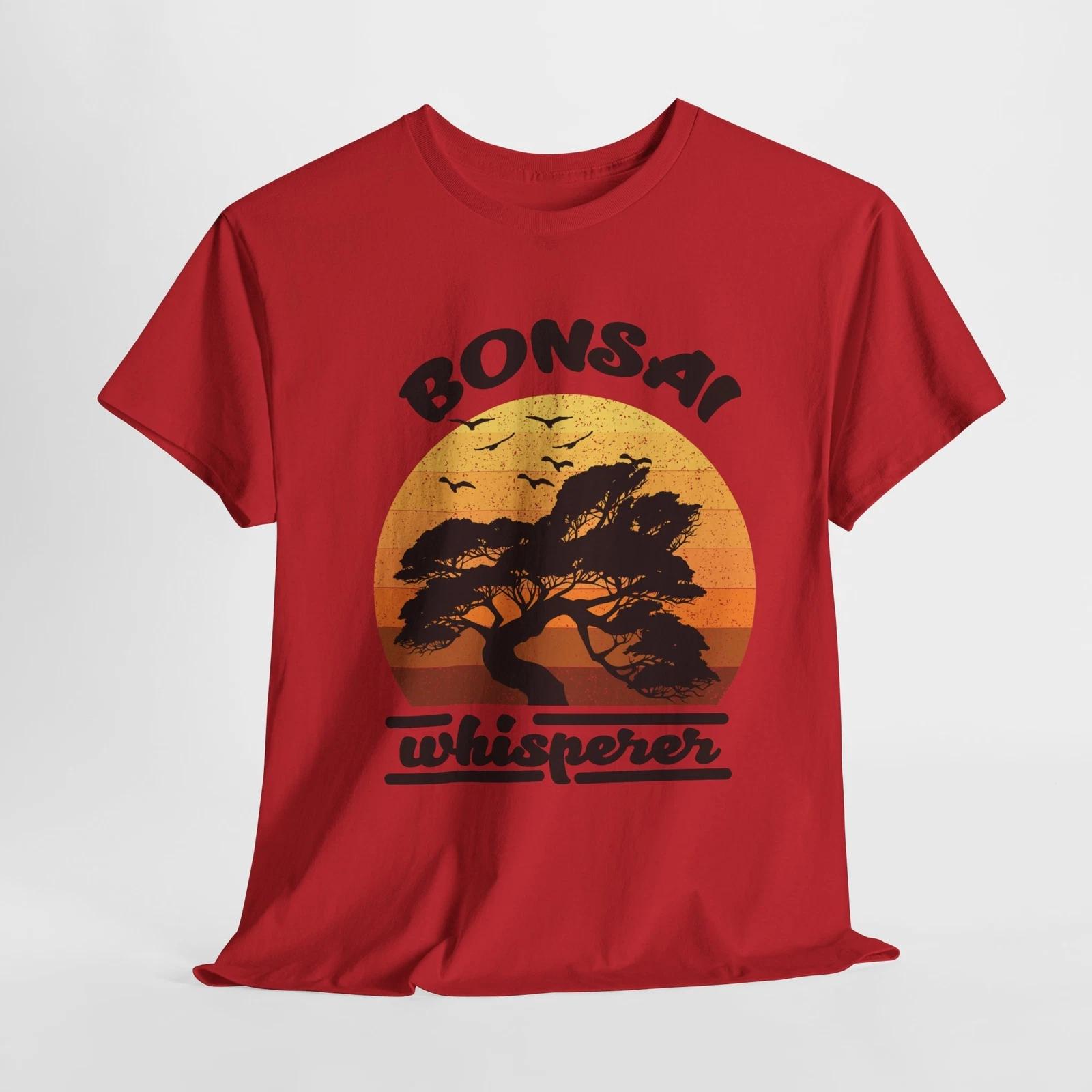 Bonsai Tree T-Shirt | Aesthetic Calligraphy Tee | Zen Minimalist Shirt L