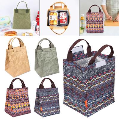 Borsa termica portatile per il pranzo, per picnic, bambini, donne, viaggi, organizer per la colazione, borsa di stoccaggio impermeabile isolata per il pranzo al sacco