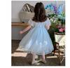 Girls' Princess Dress Summer 2026 New Fashionable Girls' Rainbow Mesh Dress Children's Birthday Dress Dress
