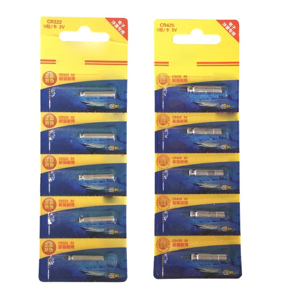 Long-lasting Power Battery CR322 CR425 Electronic Night Glow Button Battery for Fishing Enthusiasts & Tackle Shop Owners