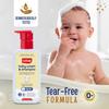 LuvLap Baby Wash & Shampoo 400ml - Gentle 2-in-1 Head To Toe Cleanser with Oatmeal & Shea Butter, Paraben & Tear Free