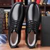 Fashion Hot Sale Handmade Mens Ankle Boots Outdoor Man Casual Leather Shoes Male Winter Plush Snow Boots Leisure Walk Motorcycle Boots