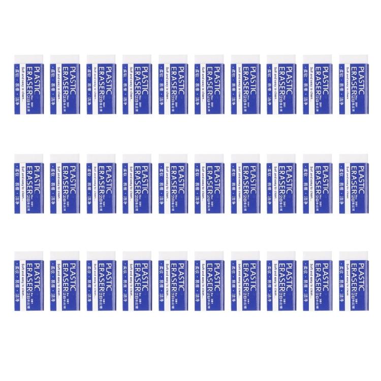 30 Pcs White Erasers 2B Pencil Erasers Soft Art Eraser Painting Eraser School Supplies Prizes Gift for Classroom