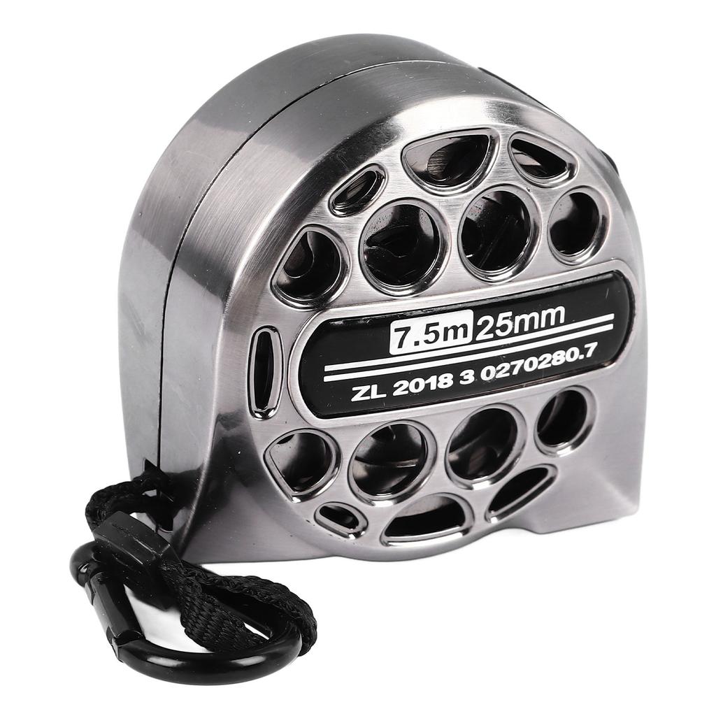 Edelstahl Maßband Doppelseitige Skala Hohl Design Einziehbarer Metrischer Lineal für